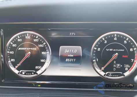 2016 Mercedes-Benz Amg S 63 4Matic из США, поврежденный, VIN WDDUG7JB4GA234268